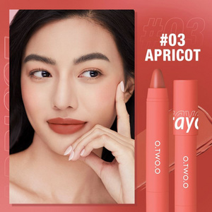 O.two.o New Arrival 6 Colors Velvet Matte Lipsticks Cosmetic Waterproof Long Lasting Red Stick Makeup Lip Tint Pen