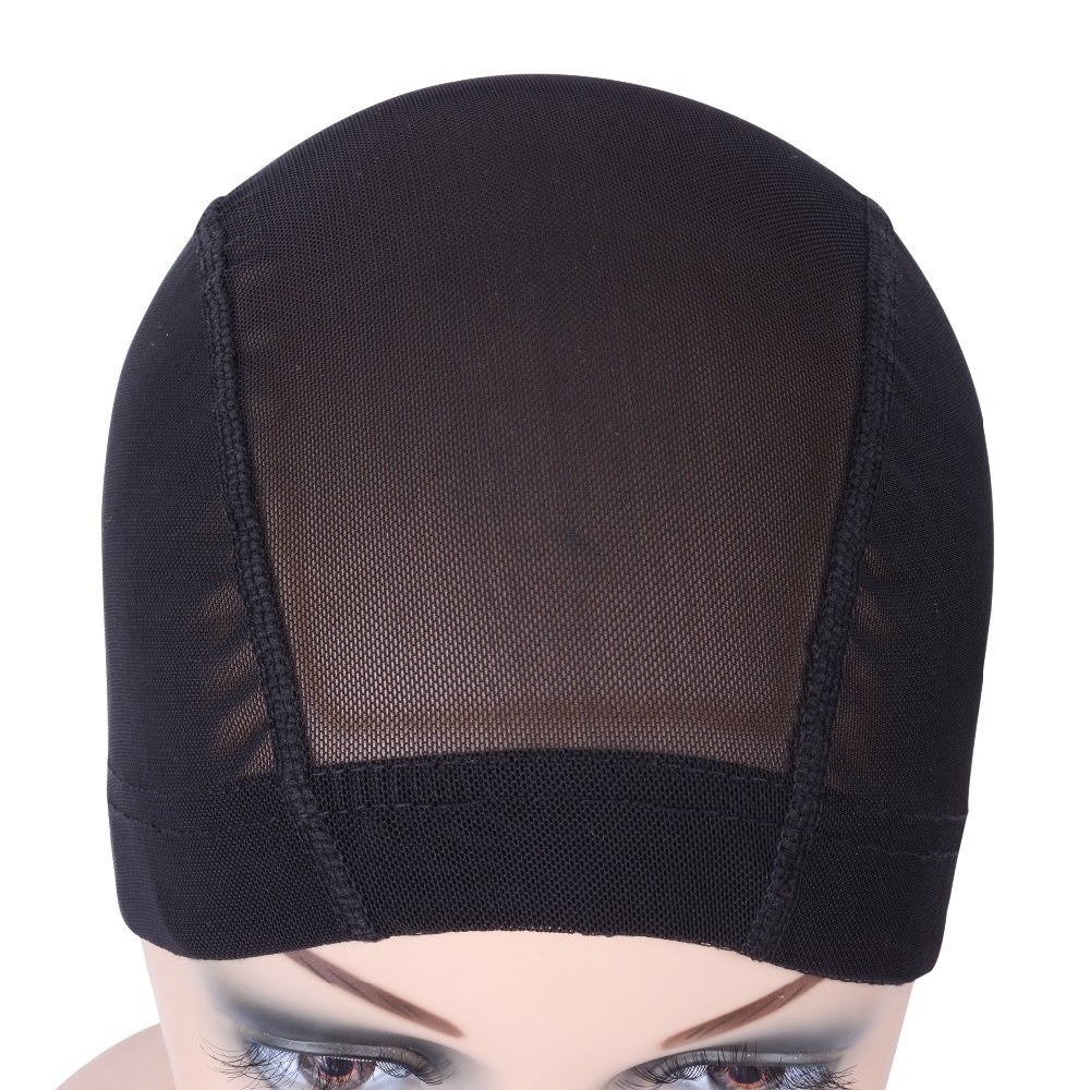 Wholesale Glueless Hair net wig cap for Making Wigs Spandex Net Elastic Dome cap Mesh Spandex Dome Wig Cap