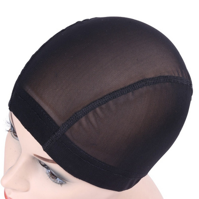 Wholesale Glueless Hair net wig cap for Making Wigs Spandex Net Elastic Dome cap Mesh Spandex Dome Wig Cap