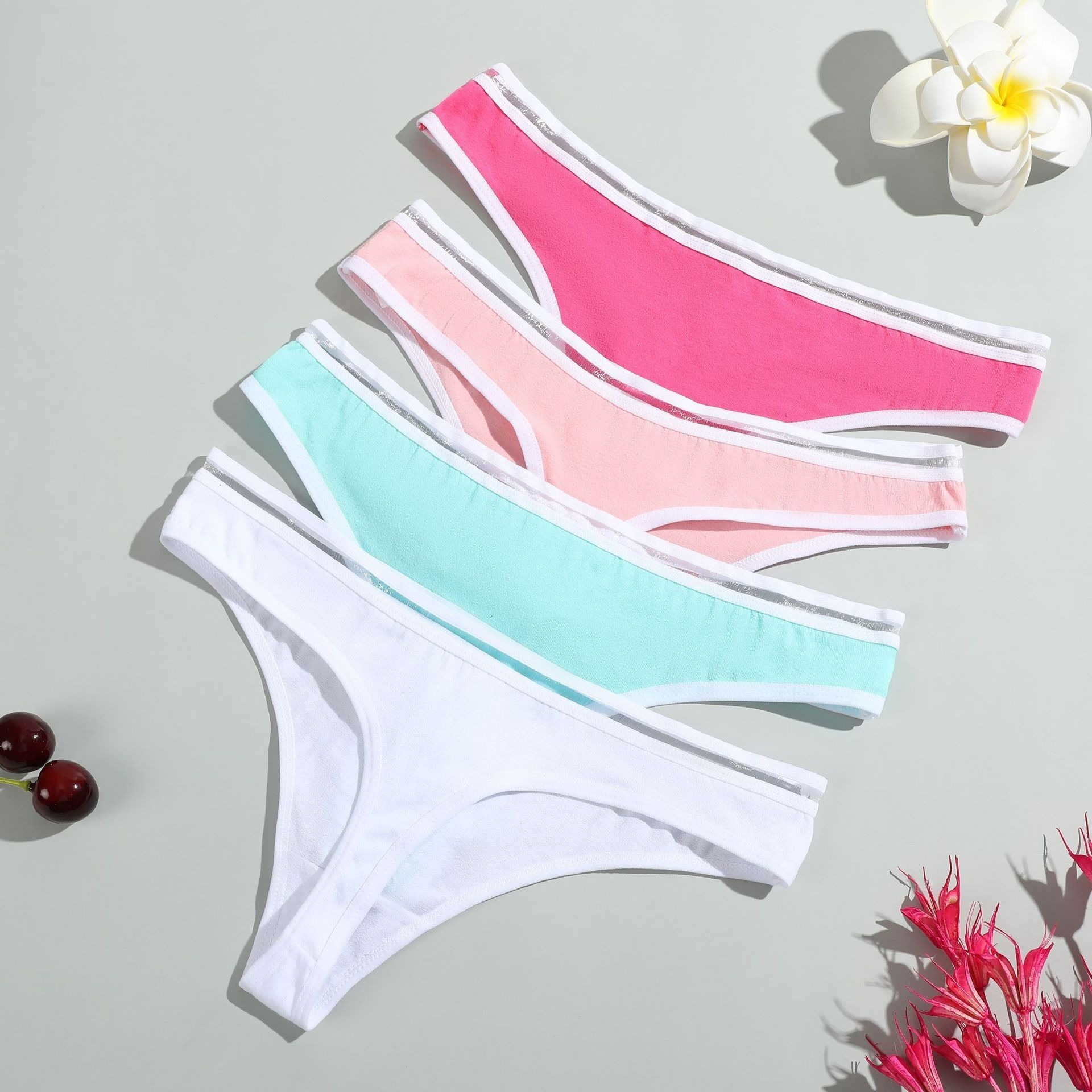 Women's Panties Cotton Wholesale Thong for Ladies Sports Female T-back Women Underwear