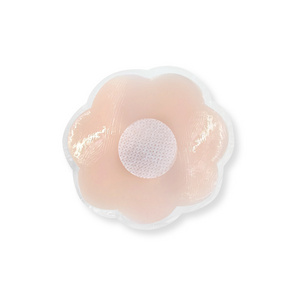 Fashion Strapless Adhesive 6.5cm Nipple Sticker Lift Up Reusable Invisible Silicone Bra Breast Petals Nipple Cover