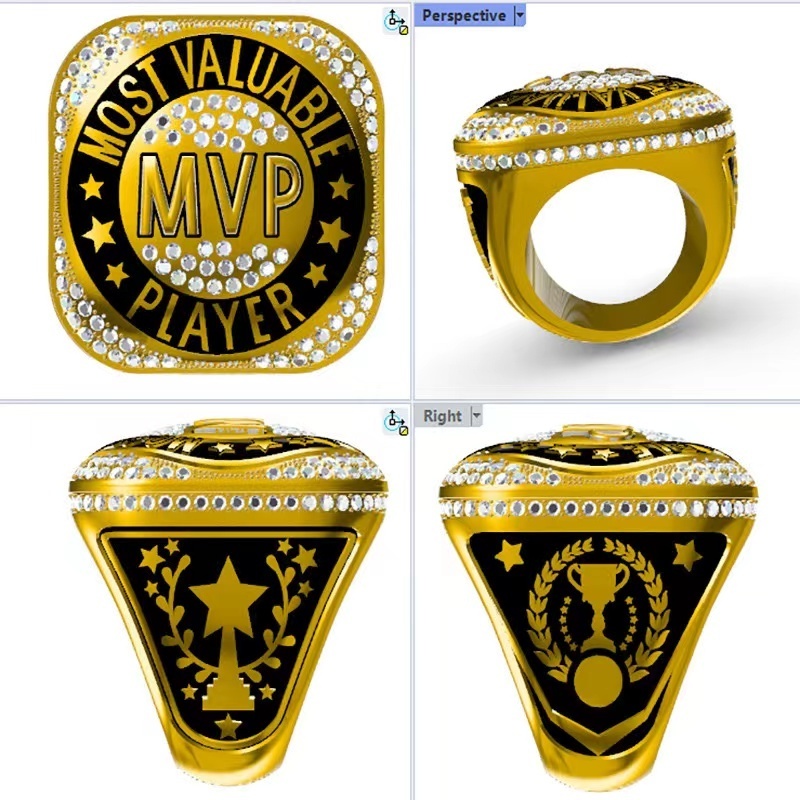 Alloy Customized LOGO championship ring Football Basketball Baseball Softball Hockey Sports Personalized rings