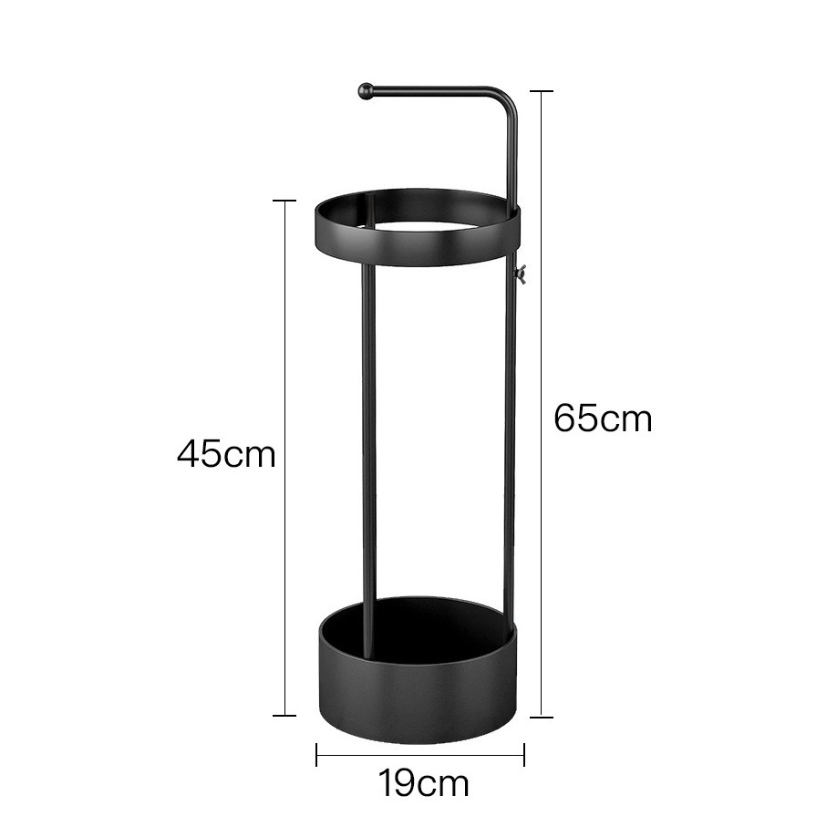 HJH549 Modern Umbrella Stands Wrought Iron Designer Creative Floor Umbrella for Holder Home Hotel Light Luxury Umbrella Bucket