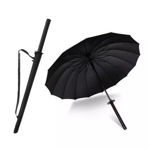 DD922  Promotion 8k/16k/24k Japanese samurai sword long handle umbrella