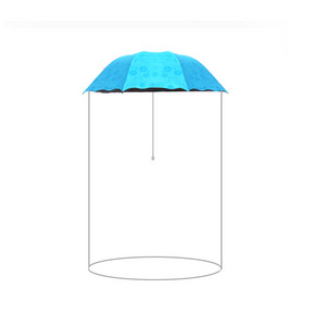 DD1153   Really Cool Clear Long Full Cover Body Umbrella That Covers Your Body For Sale Dome Umbrella With PVC Raincoat