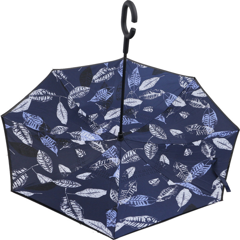 HJH534 Reverse Inverted Anti UV Umbrella Man Umbrellas C Handle Windproof Women Sun Rain invertido Paraguas Umbrellas