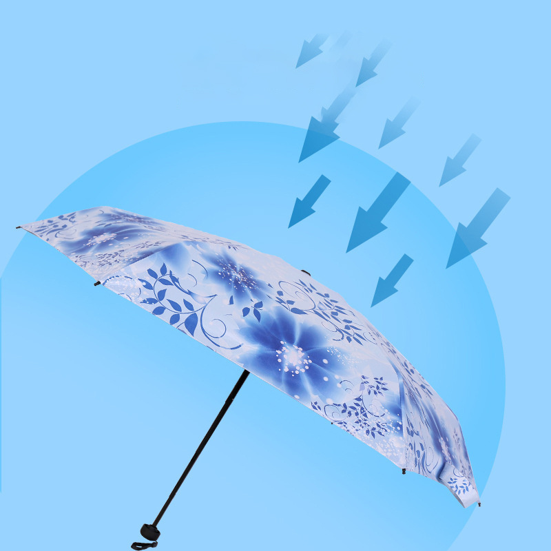 DD1310  Mini Pocket Anti UV Umbrella Rain Summer Foldable Umbrellas Manual Light Capsule Umbrella With Case