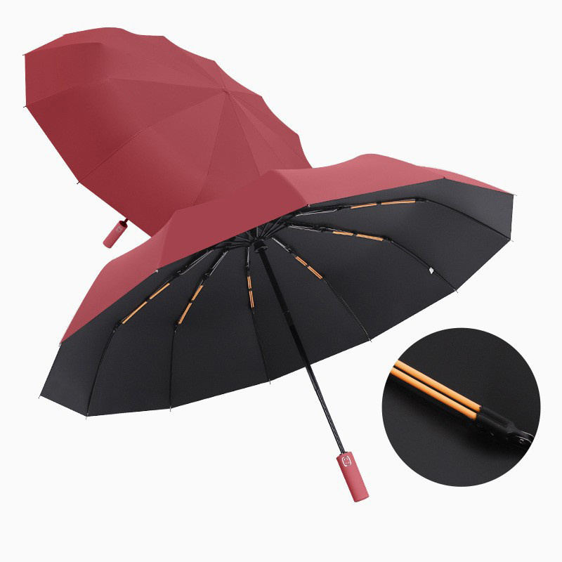 DD2208  3 Folding Custom Logo Umbrella Portable Rainy Sun Parasol Stick Collapsible Paraguas Anti UV Umbrellas for rain