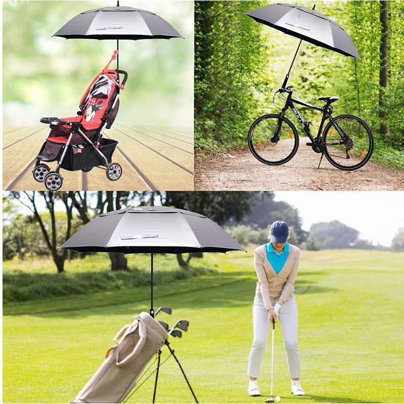 DD2663 Extra Large Windproof Auto Open Umbrellas Vented Double Canopy UV-Blocker Sun Protection Sun Rain  Golf Umbrella