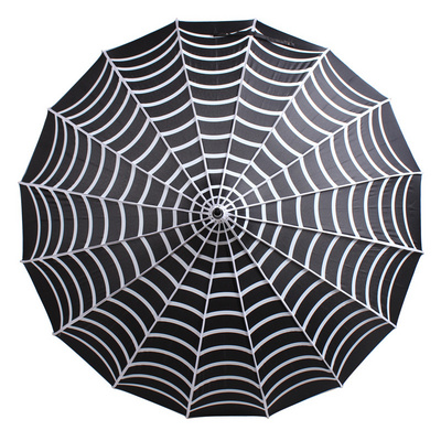 DD2678  Custom Umbrella for Women Girls Sun UV Protection Photography Peak Umbrella Vintage Spider Web Pagoda Parasol