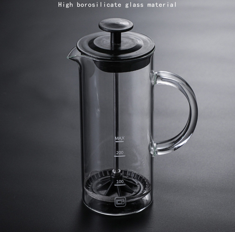 DD588  Hand Cream Coffeepot Cup Espresso coffeemaker Manual Press Coffee Tea Powder Pot Maker Coffee Glass Urns