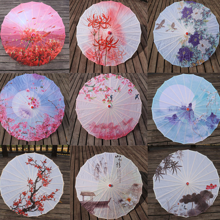 DD1510  Art Classical Dance Parasol for Wedding Photography Costumes Ceiling Decoration Handmade Chinese Oiled Paper Umbrella