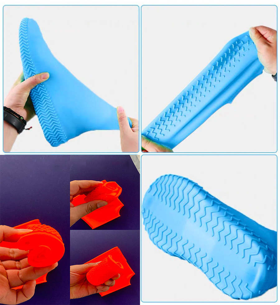 DD2444 wholesale retail custom size silicone shoe covers protectors waterproof travel shoe protectors for outdoor