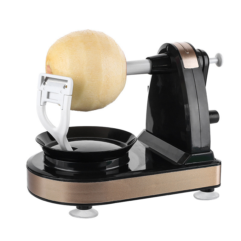 CL492 Multi-functional Fruit Peeler Automatic Peeling Machine Rotary Apple Slicer Hand-cranked Peeler Scraper