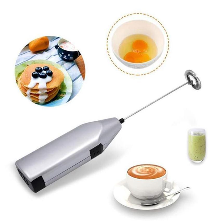 DDA217 Cooking Tool Automatic Egg Stirrer Kitchen Handheld Whisk Mixer Electric MIni Coffee Milk Frother  Electric Egg Beater