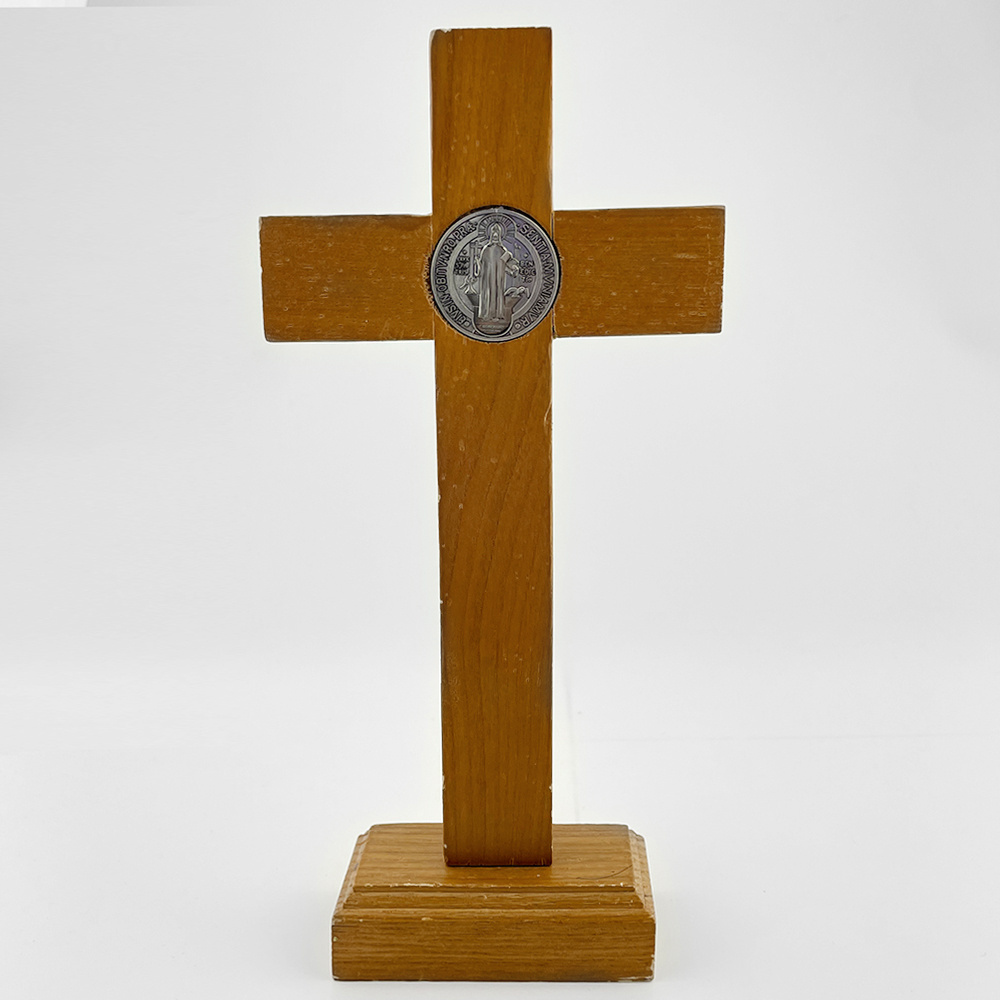 HT Wholesale Customized Christian Wooden Cross Catholic Decorative Cross Brown Small Big Prayer Cross