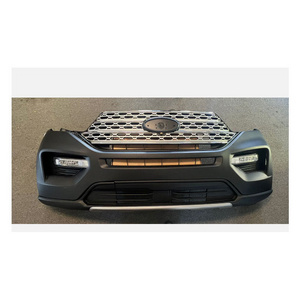 High Quality Auto Body Kit Front Bumper Grille With Fog Light for Ford Explorer 2020 USA Type