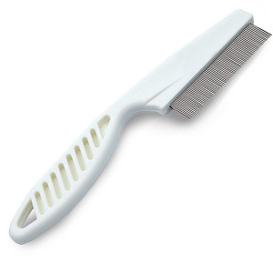 Pet Hair Grooming Pet Soft Animal Care Comb Stainless Steel Grooming Comb For Cats