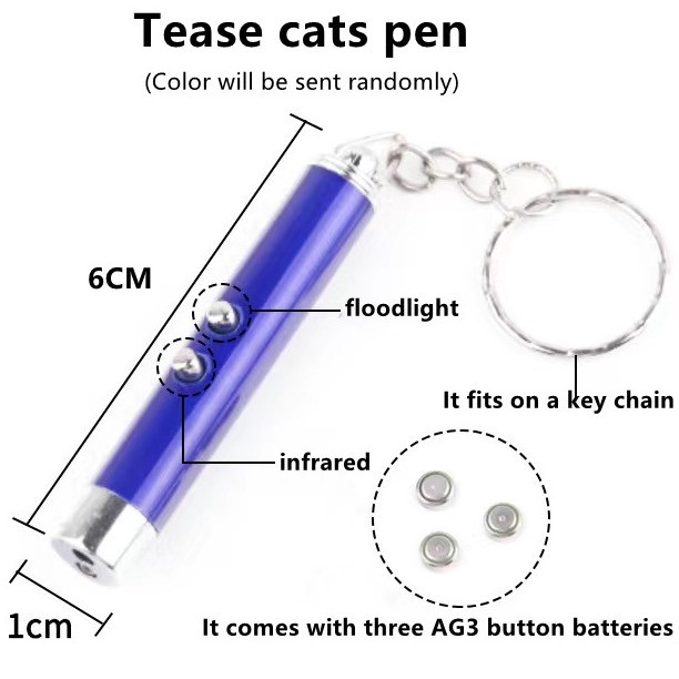 Factory direct sale Cat Interactive Toy LED Light Torch Laser Pointer Infrared Laser Cat Laser Toy