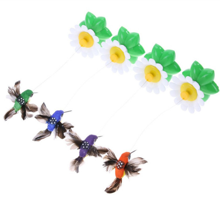 Electric Butterfly and Electric Bird Funny Cat Toy Flying Pet Interaction Electric Cat Toy