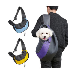 Pet Puppy Dog Cat Carrier Backpack Bag Mesh Sling Carry Pack Comfort Travel Tote Shoulder Bag Sling Backpack