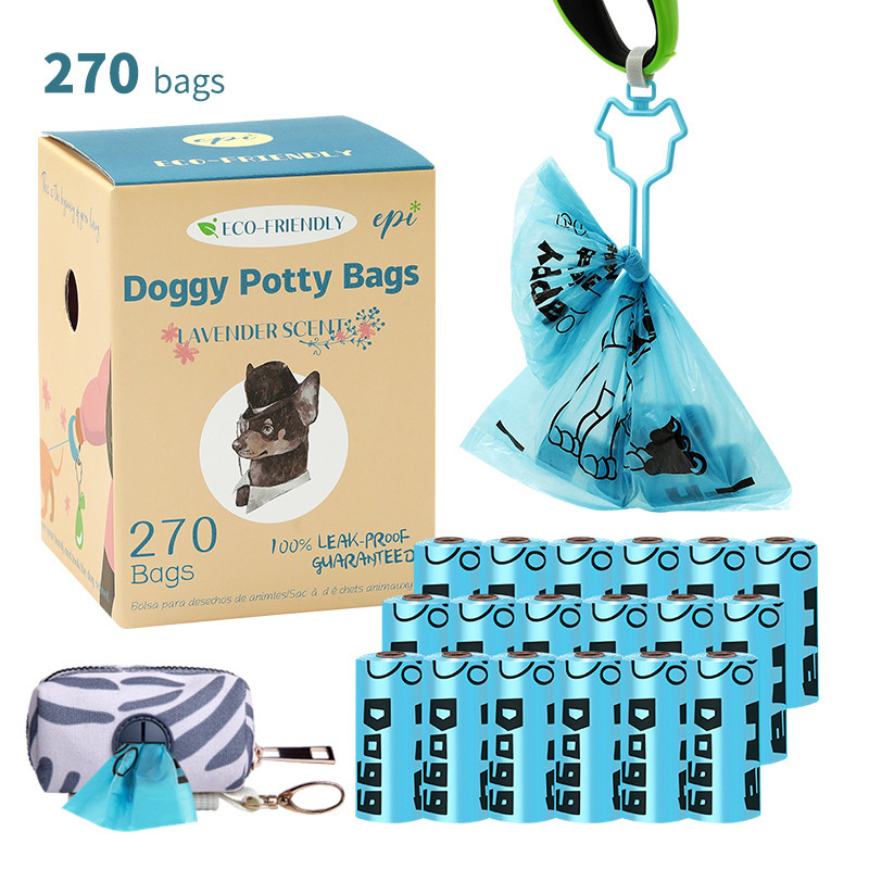 Eco Friendly Waste Travel Plastic Design Biodegradable Plastic Potty Doggie Poop Bags Grooming Sets