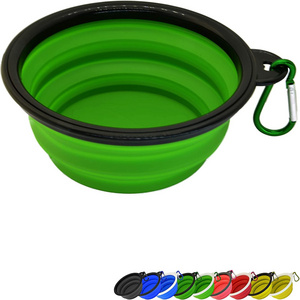 Collapsible Foldable Food and Water Pet Feeder Dish Portable Travel bowls for Cats dogs outdoor pet bowls