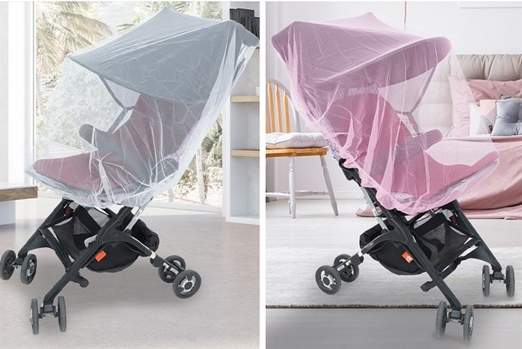 Logo Infants Protection Stroller Accessories Mosquito net Baby Stroller Pushchair Mosquito Insect Shield Net Insect Shield Net