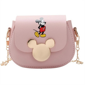 fashion pattern chain bag female mini children coin purse  pu messenger shoulder bag