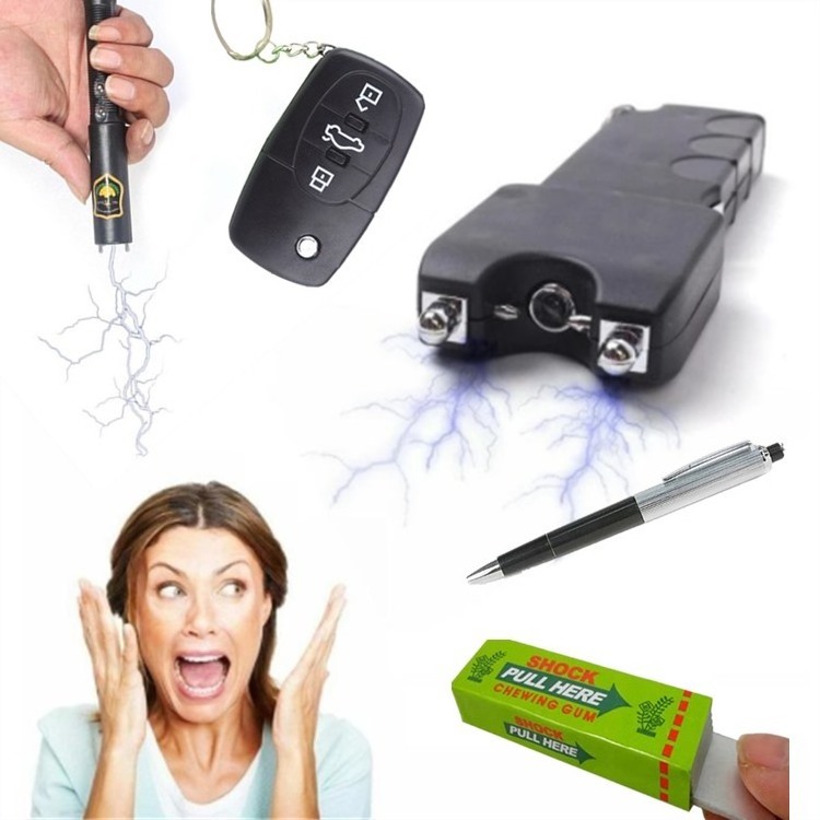 April Fools' Day Tricky Toys Tricky Spoof Electric Human Pen Tricky Electric Can Write Ballpoint Electric Shock Pen