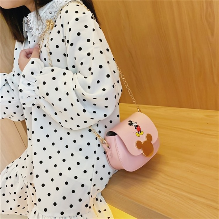 fashion pattern chain bag female mini children coin purse  pu messenger shoulder bag