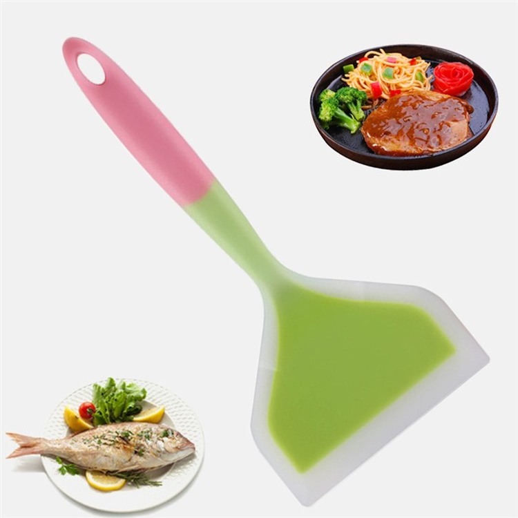 Creative household tools Cooking Utensils Spatula Beef Meat Egg Kitchen Scraper Wide Pizza Cooking Tools Silicone Kitchen ware