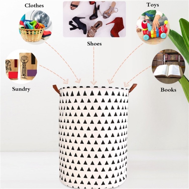 Clothes Toys Organizer Folding Clothing Storage Bucket Household Dirty Laundry Basket Waterproof Storage Bag Buggy Bag