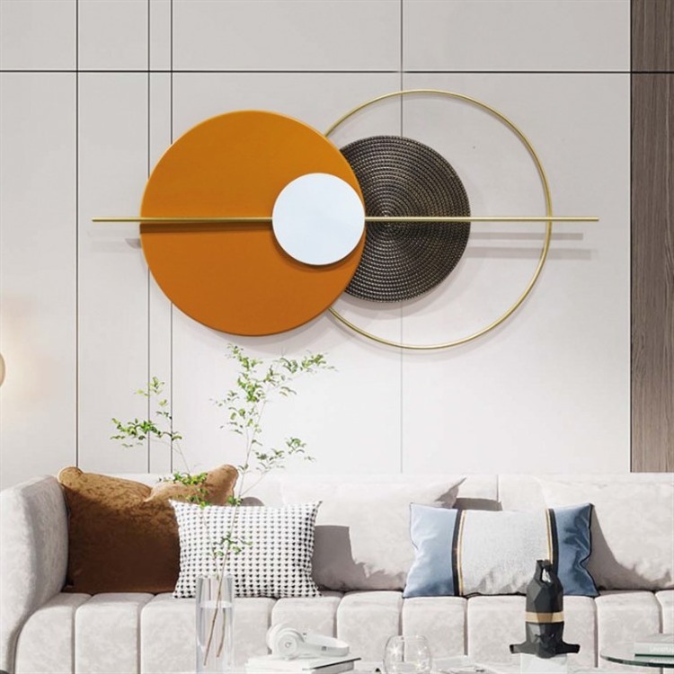 Logo large Metal Painted Moon phase Wall Modern Design For Bedroom living room Decor Hanging Restaurant Metal Wall