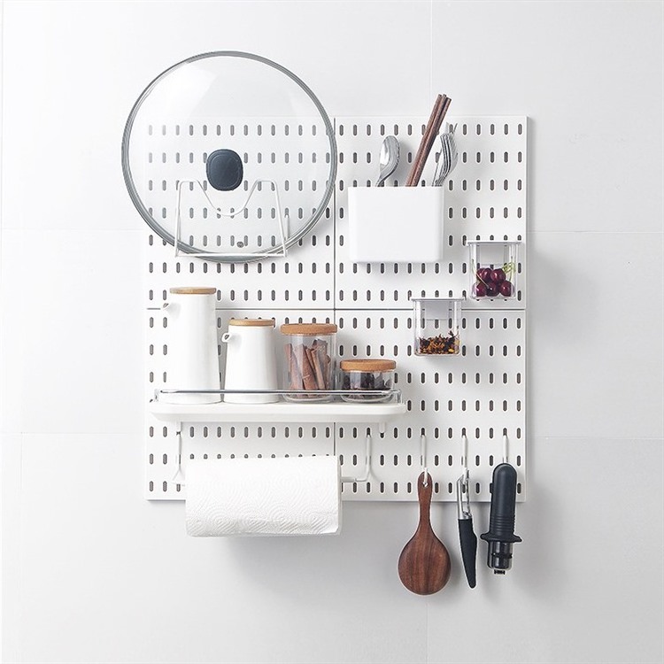 Logo Creative household tools Self Adhesive Wall Door Storage Holder Strong Hanger Rack Multifunctional Wall storage rack