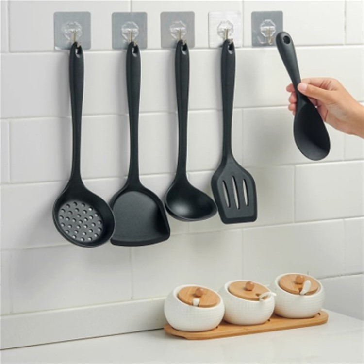 Logo Cooking Utensils Tools Spoon Heat Resistant Egg Beaters Tools Gadgets Accessories Silicone Kitchen Ware Non-stick Set