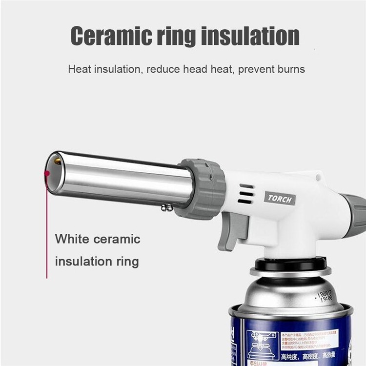 Cassette fire gun barbecue burning pig hair convenient baking spray gun head field high temperature blowtorch