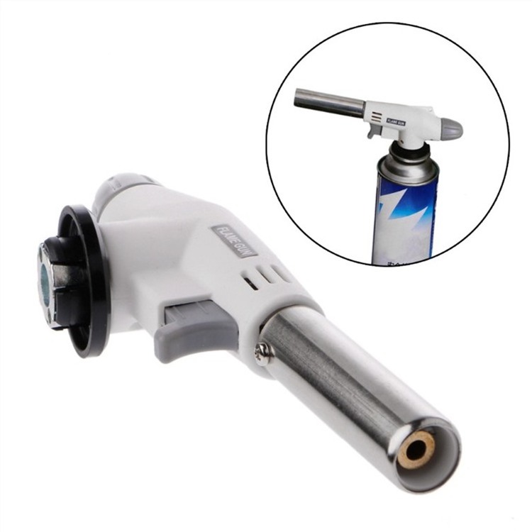 Cassette fire gun barbecue burning pig hair convenient baking spray gun head field high temperature blowtorch