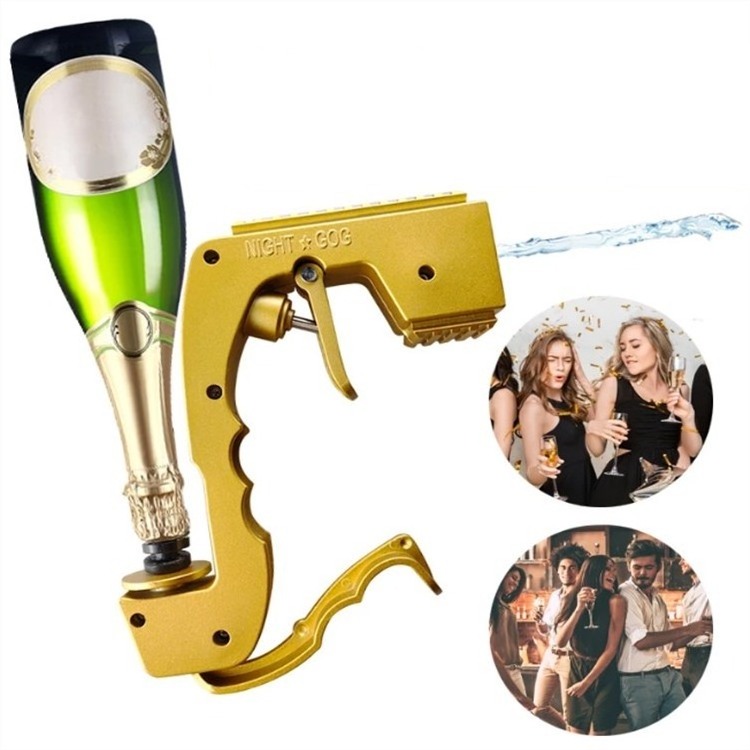 Wine Stopper Bottle Cap Feeding Bottle Beer Spray Gun Bottle Beer Ejector Feeding Wine Stopper Champagne Wine Dispenser