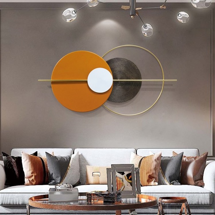 Logo large Metal Painted Moon phase Wall Modern Design For Bedroom living room Decor Hanging Restaurant Metal Wall