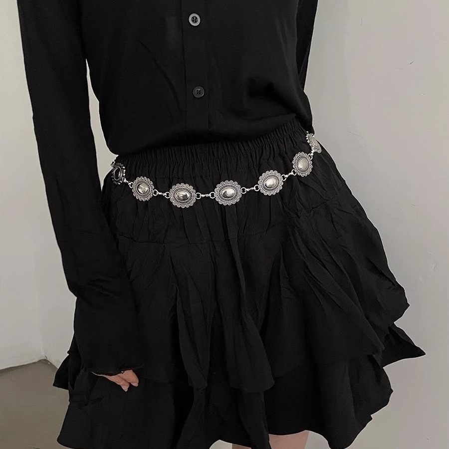 New arrival waist chain belt women skirt vintage waist chain factory in stock