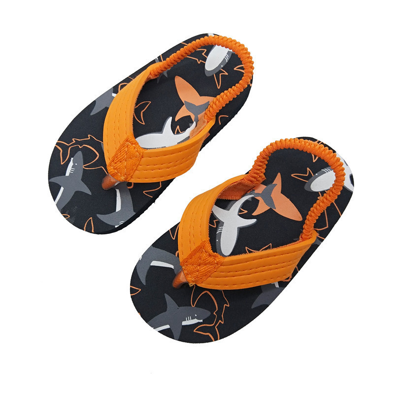 New Summer Children's Slippers Cartoon Soft Bottom Non-Slip Flip Flops Children's Shoes Boys and Girls Sandals Baby Beach Shoes