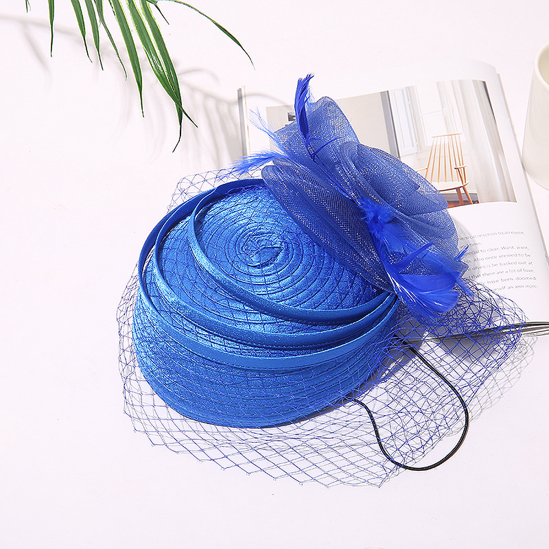 Women Kentucky Derby Dress Church Wedding Party Satin Church Hat