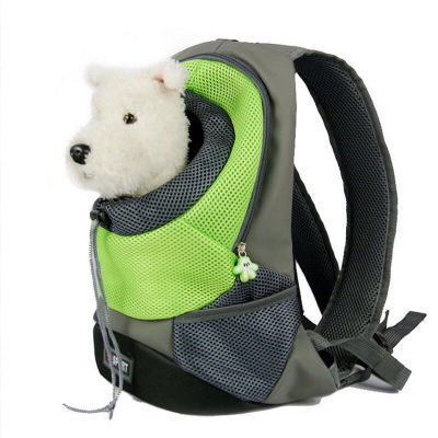 Pet Puppy  Dog Chest Carrier Outdoor Fashion Travel Handbag Mesh Oxford Backpacks Bag Sling Cozy Dog Travel Bag