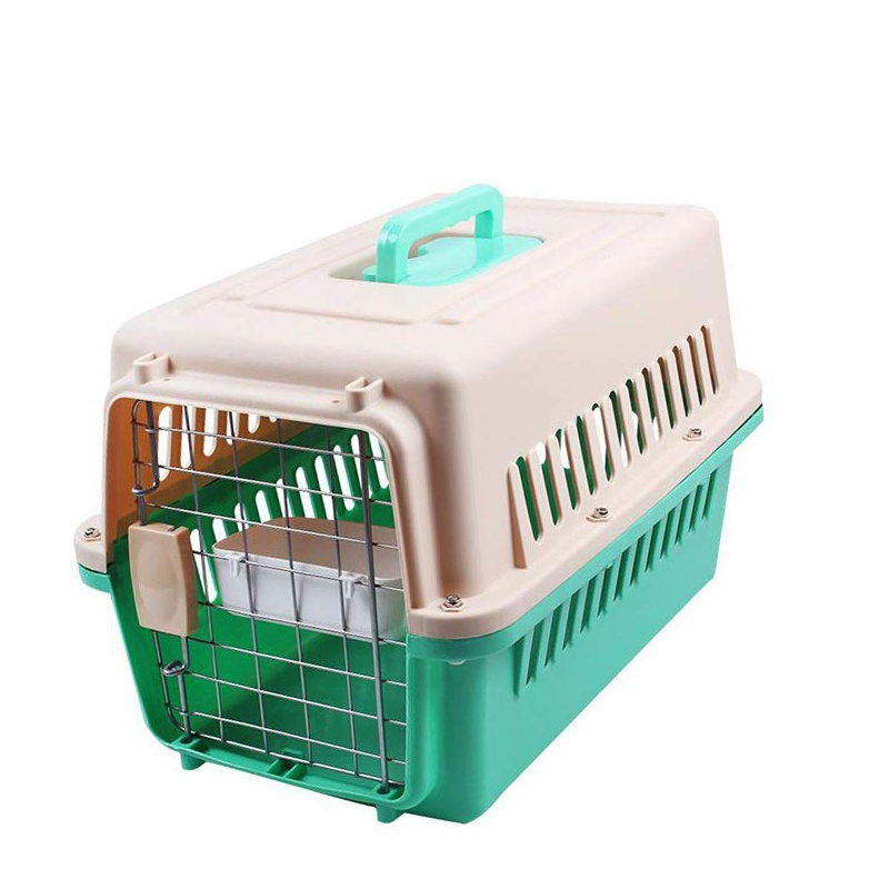 Easy Use Pet Accessories Plastic Pet Carrier Dog Travel Cage Portable Plastic for Airline Travel M Backpacks Carton Box Ningbo