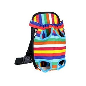 Colorful Pet Carrier Backpack out portable chest shoulder pet dog pet cat breathable travel bag