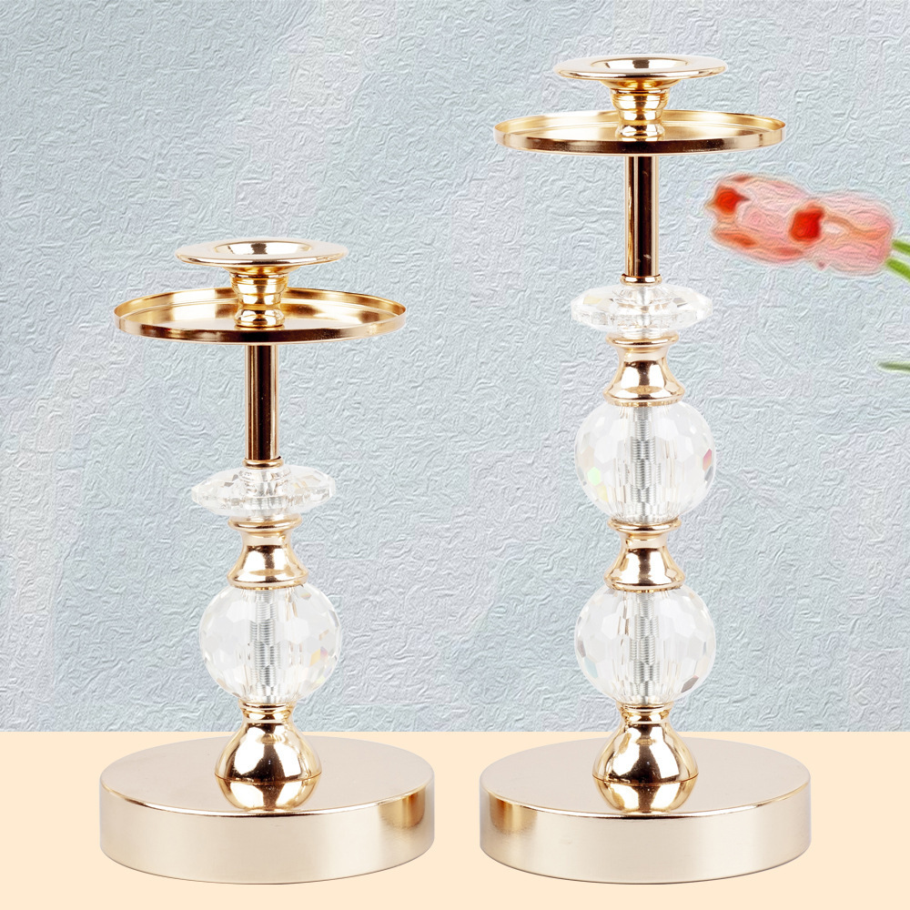 Hot Selling Metal Candle Holder Candle Warming Light Candle Holder Stand Wedding Table Centerpiece Atmosphere Arrangement