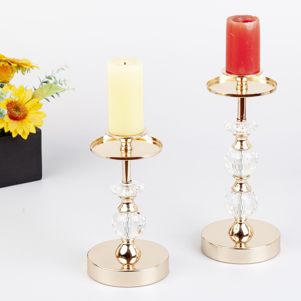 Hot Selling Metal Candle Holder Candle Warming Light Candle Holder Stand Wedding Table Centerpiece Atmosphere Arrangement