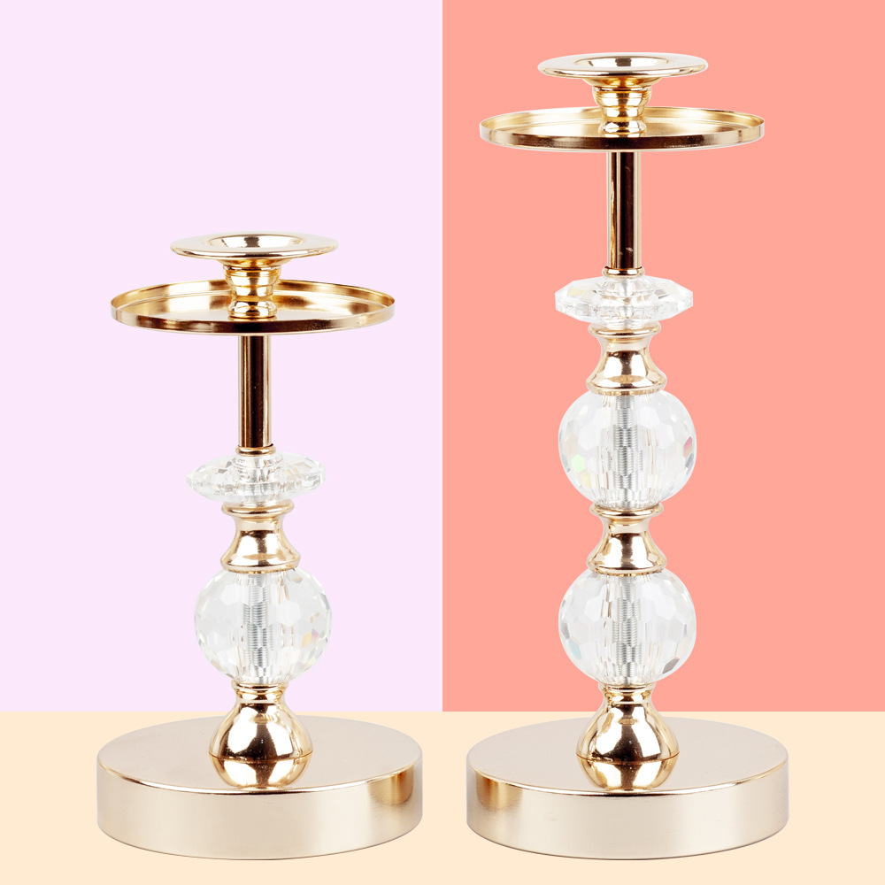 Hot Selling Metal Candle Holder Candle Warming Light Candle Holder Stand Wedding Table Centerpiece Atmosphere Arrangement