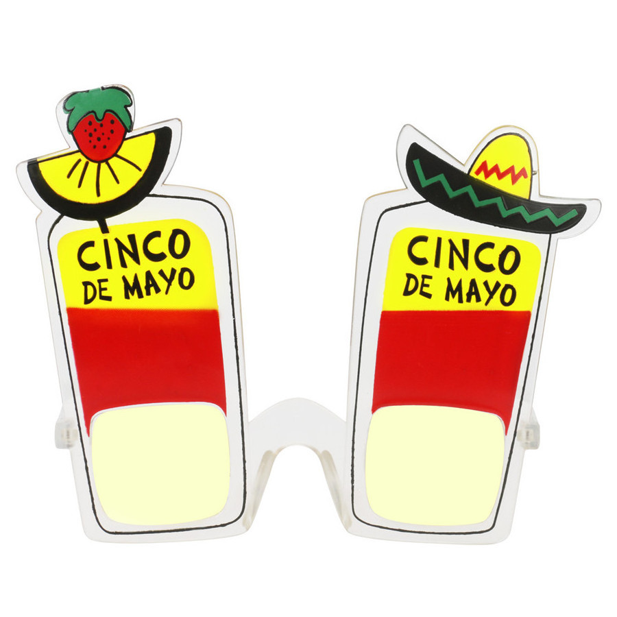 Hot Party Eyeglasses Mexican Sombrero Sunglasses Agave Lama Toy Glasses Mexican Cinco De Mayo Fiesta Carnival Party Sunglasses